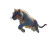 Iridescent Tiger Jumping Vinyl Car Decal Sticker – Waterproof & UV-Resistant 8"
