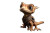 Explorer Gecko Character Vinyl Car Decal Sticker – Waterproof & UV-Resistant 8"