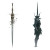 Unsettling Scythe Art Vinyl Car Decal Sticker – Waterproof & UV-Resistant 8"