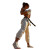 Karate Girl V2 Vinyl Car Decal Sticker – Waterproof & UV-Resistant 8"