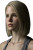 Young Woman Portrait V22 Vinyl Car Decal Sticker – Waterproof & UV-Resistant 8"