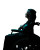 Elderly Woman In Wheelchair Vinyl Car Decal Sticker – Waterproof & UV-Resistant 8"