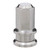Top-Quality Silver Lug Nut | 14x1.5 Thread | Short Shank | Mag Shank | 21mm Hex | Chrome Plated