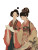 Chinese Women Illustration Vinyl Car Decal Sticker – Waterproof & UV-Resistant 8"