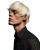 Androgynous White Hair Vinyl Car Decal Sticker – Waterproof & UV-Resistant 8"