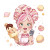 Chibi Dessert Fairy Vinyl Car Decal Sticker – Waterproof & UV-Resistant 8"