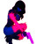 Weaponized Woman Vinyl Car Decal Sticker – Waterproof & UV-Resistant 8"