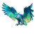 Owl-Dragon Hybrid Vinyl Car Decal Sticker – Waterproof & UV-Resistant 8"
