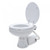 Albin Marine Series Electric Flush Toilet | White Wooden Seat | One Touch Control | Waste Disposal in One Operation