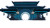 Futuristic Chinese Gate Vinyl Car Decal Sticker – Waterproof & UV-Resistant 8"