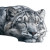 Relaxing Snow Leopard Vinyl Car Decal Sticker – Waterproof & UV-Resistant 8"