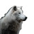 White Wolf V2 Vinyl Car Decal Sticker – Waterproof & UV-Resistant 8"