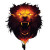 Fiery Lion Head V2 Vinyl Car Decal Sticker – Waterproof & UV-Resistant 8"