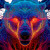 Evil Psychedelic Polar Bear Vinyl Car Decal Sticker – Waterproof & UV-Resistant 8"