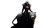 Gothic Fashion Tiger Vinyl Car Decal Sticker – Waterproof & UV-Resistant 8"
