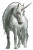 Majestic White Unicorn Vinyl Car Decal Sticker – Waterproof & UV-Resistant 8"