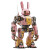 Steel Bunny Robot Vinyl Car Decal Sticker – Waterproof & UV-Resistant 8"