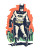 Vintage Batman Poster V3 Vinyl Car Decal Sticker – Waterproof & UV-Resistant 8"