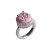 Pink Diamond Ring Vinyl Car Decal Sticker – Waterproof & UV-Resistant 8"