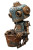Dieselpunk Robot Recycler V2 Vinyl Car Decal Sticker – Waterproof & UV-Resistant 8"
