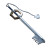 Legendary Keyblade Vinyl Car Decal Sticker – Waterproof & UV-Resistant 8"