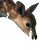 Fawn Eating Grass Vinyl Car Decal Sticker – Waterproof & UV-Resistant 8"