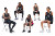 Basketball Players Sitting Vinyl Car Decal Sticker – Waterproof & UV-Resistant 8"