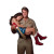 Parental Superhero Portrait Vinyl Car Decal Sticker – Waterproof & UV-Resistant 8"