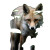 Shy Wild Fox Vinyl Car Decal Sticker – Waterproof & UV-Resistant 8"