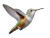 Hummingbird In Forest Vinyl Car Decal Sticker – Waterproof & UV-Resistant 8"