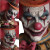H.R. Gig Clown Vinyl Car Decal Sticker – Waterproof & UV-Resistant 8"