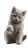 Cute Scottish Fold Vinyl Car Decal Sticker – Waterproof & UV-Resistant 8"