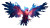 Crystal Parrot V2 Vinyl Car Decal Sticker – Waterproof & UV-Resistant 8"