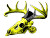 Deer Skull Logo Vinyl Car Decal Sticker – Waterproof & UV-Resistant 8"