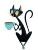Cat Drinking Coffee Vinyl Car Decal Sticker – Waterproof & UV-Resistant 8"