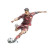 Dynamic Soccer Player Vinyl Car Decal Sticker – Waterproof & UV-Resistant 8"