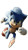 Sonic Smile Vinyl Car Decal Sticker – Waterproof & UV-Resistant 8"