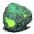 Glowing Green Mineral Vinyl Car Decal Sticker – Waterproof & UV-Resistant 8"