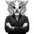 Owl Skull Mask Vinyl Car Decal Sticker – Waterproof & UV-Resistant 8"