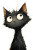 Mechanical Cat Vinyl Car Decal Sticker – Waterproof & UV-Resistant 8"