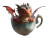 Teacup Dragon Vinyl Car Decal Sticker – Waterproof & UV-Resistant 8"