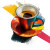 Vibrant Coffee Sketch Vinyl Car Decal Sticker – Waterproof & UV-Resistant 8"