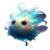 Ai Blob Character Vinyl Car Decal Sticker – Waterproof & UV-Resistant 8"