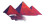 Pyramids At Sunset Vinyl Car Decal Sticker – Waterproof & UV-Resistant 8"
