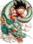 Goku And Shenron V2 Vinyl Car Decal Sticker – Waterproof & UV-Resistant 8"