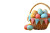 Easter Basket Design Vinyl Car Decal Sticker – Waterproof & UV-Resistant 8"