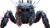 Cybernetic Spider Face Vinyl Car Decal Sticker – Waterproof & UV-Resistant 8"