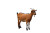 Brown Goat Paris Vinyl Car Decal Sticker – Waterproof & UV-Resistant 8"
