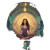 Lotus Lunar Woman Vinyl Car Decal Sticker – Waterproof & UV-Resistant 8"
