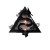 Triangular Dragon Symbol Vinyl Car Decal Sticker – Waterproof & UV-Resistant 8"